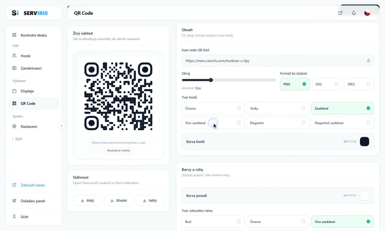 Krok 7: Obnovit, když se chcete vrátit na začátek — QR kód s vaší identitou