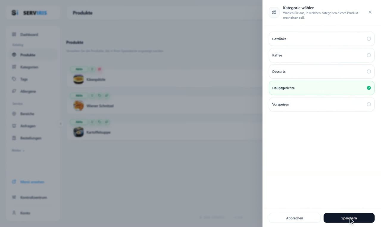 Schritt 5: Der Status, und das Produkt ist da — Produkte