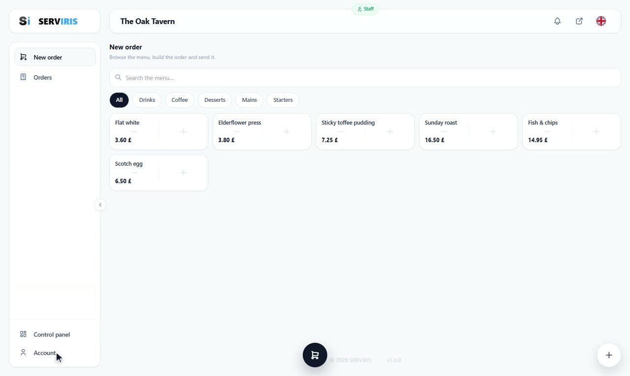 Step 4: Her terminal — Employees: invitation and access