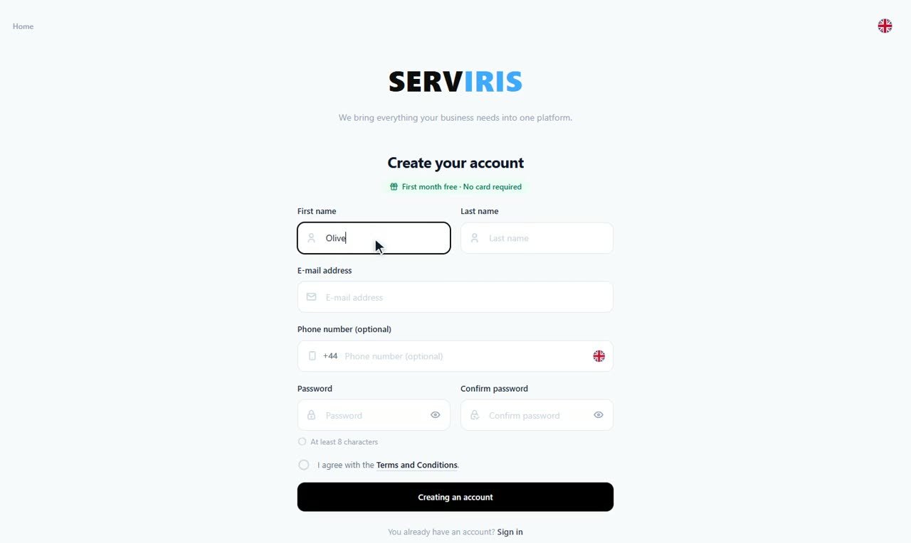 Create your account — lesson cover