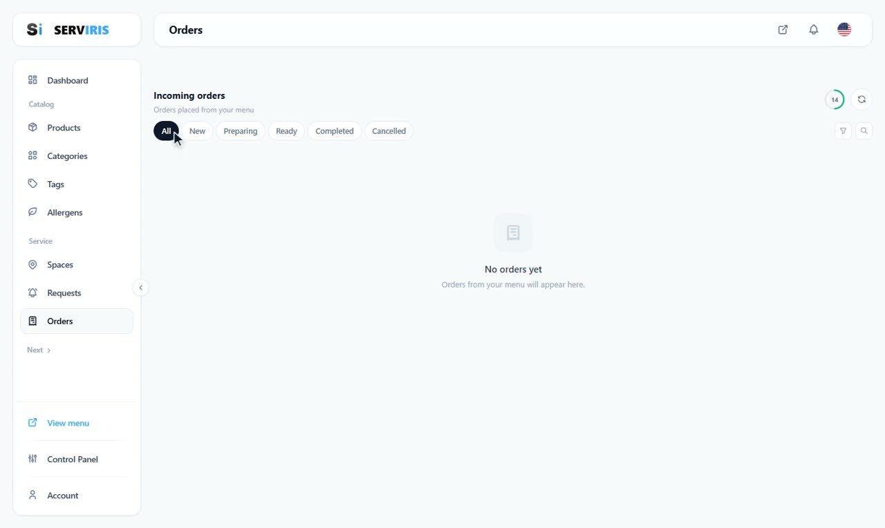 Step 1: STEP 1: The page, clean — Orders: one shift, end to end