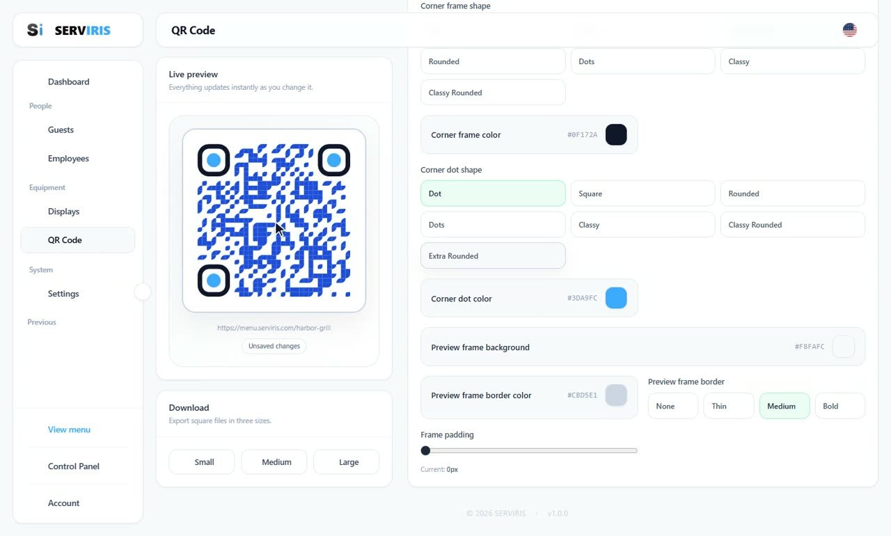 Step 5: The second layer of the corners — A QR code with your identity