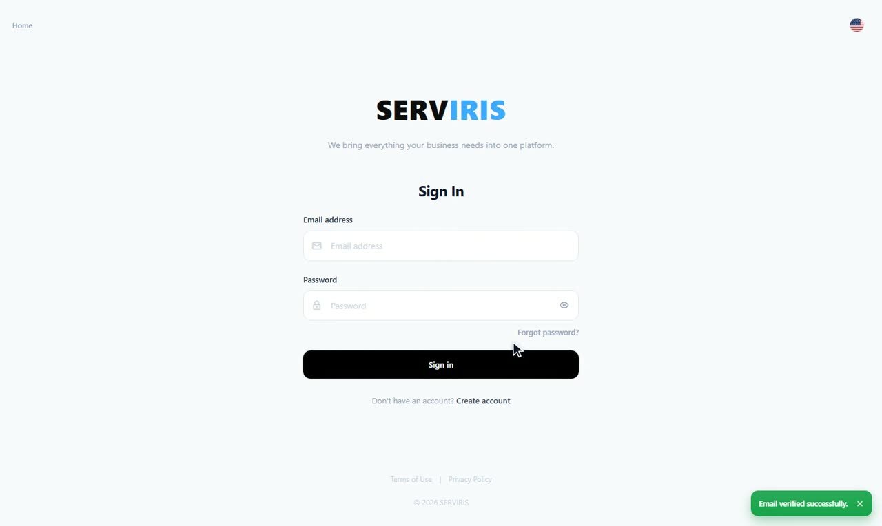 Step 4: Ready to sign in — Create your account