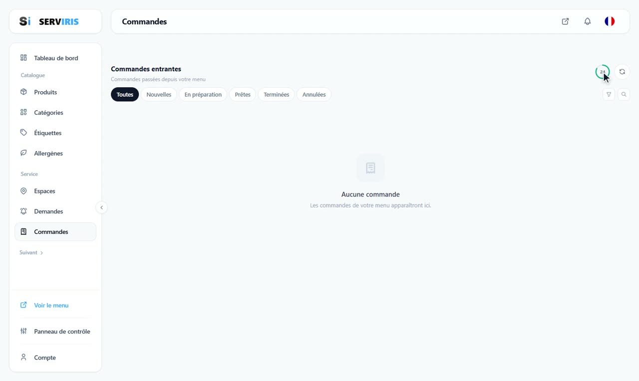 Commandes : un service de bout en bout — visuel de la leçon
