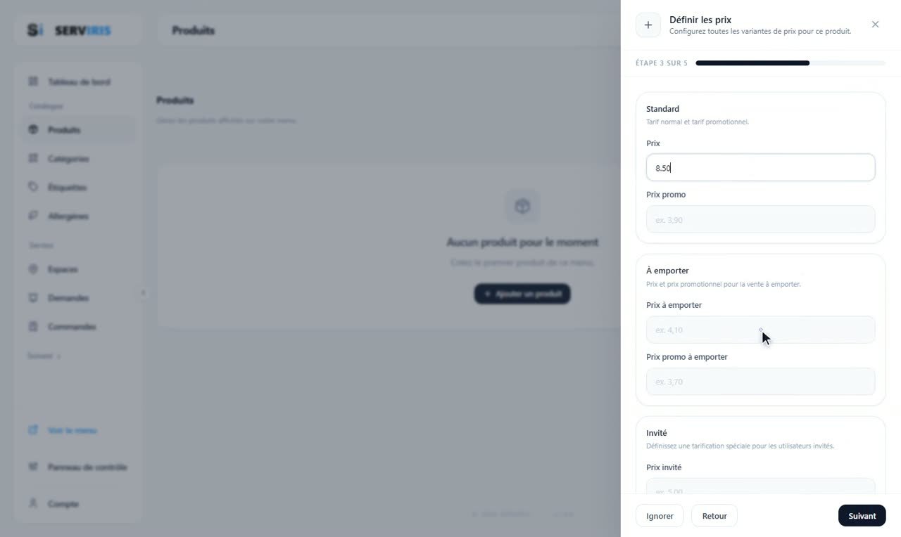 Produits — visuel de la leçon