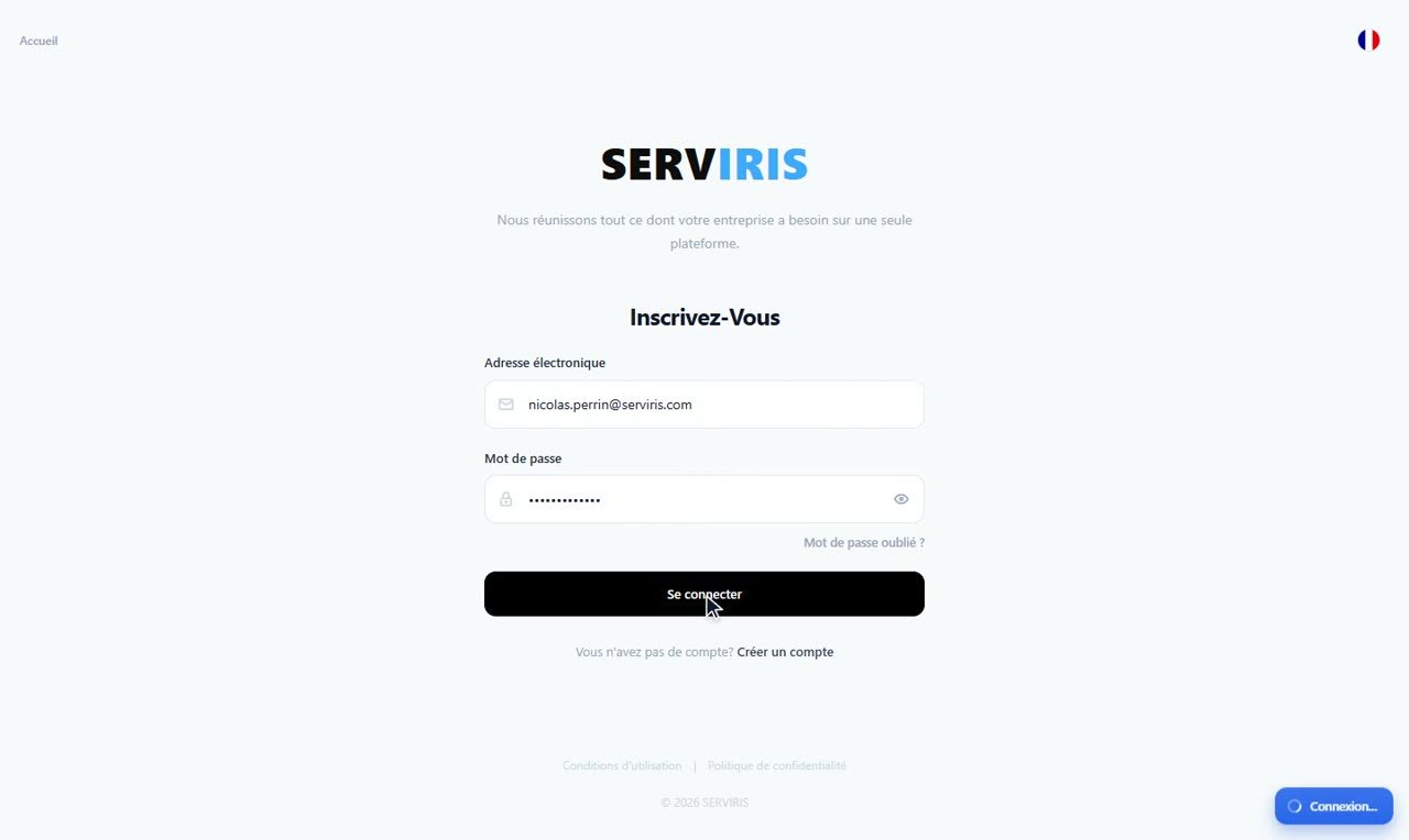 Étape 2: E-mail et mot de passe — Se connecter