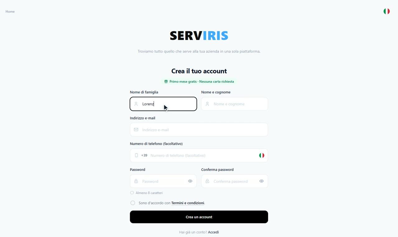 Crea il tuo account — copertina della lezione