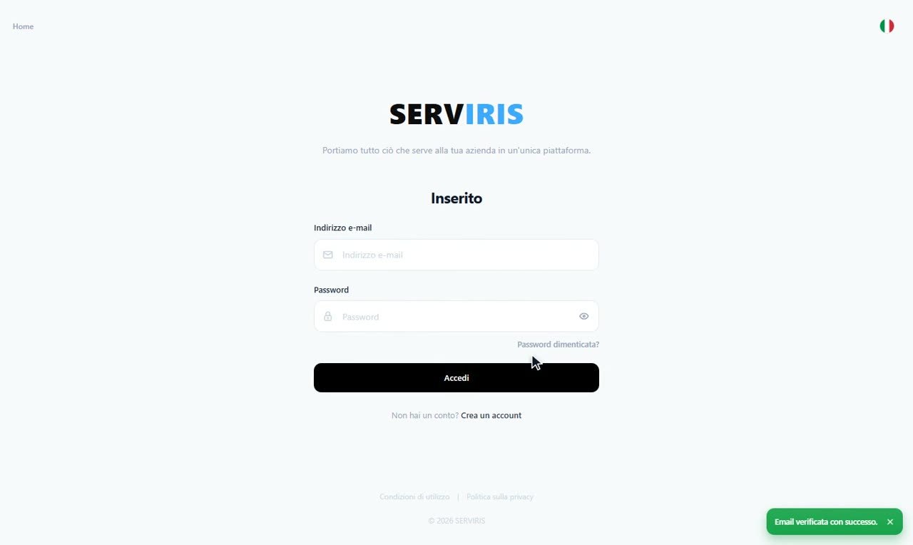 Passo 4: Pronto per accedere — Crea il tuo account