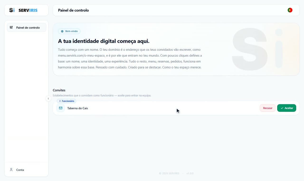 Passo 3: A aceitação — Funcionários: convite e acesso
