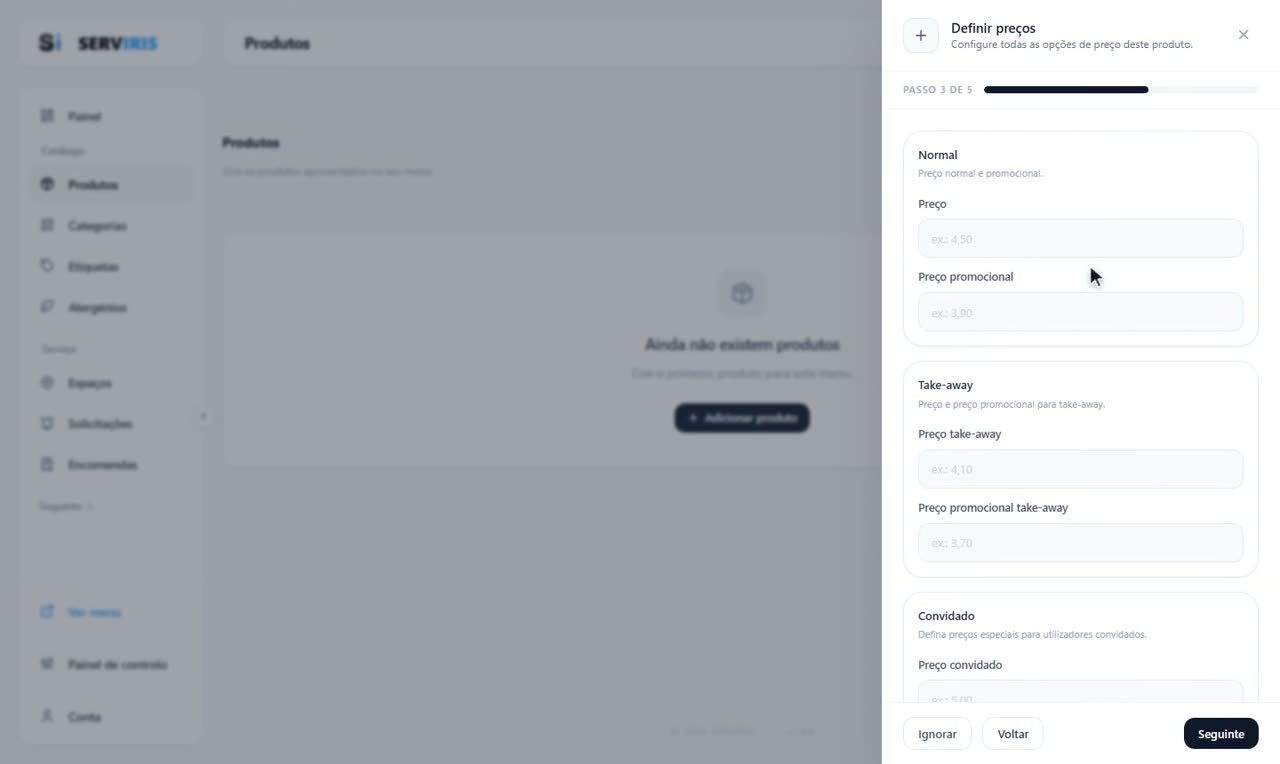 Passo 2: Uma descrição que abra o apetite — Produtos