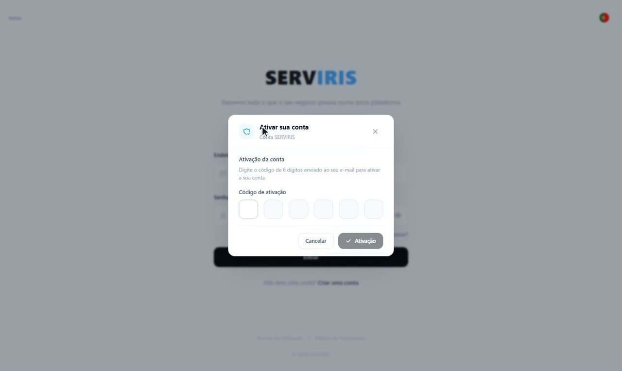 Passo 3: Confirme o seu e-mail — Criar a sua conta