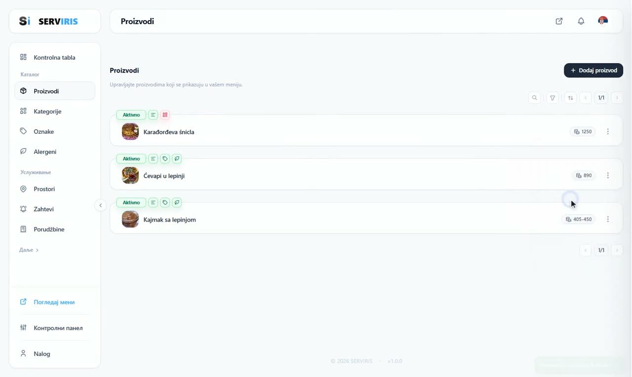 Korak 5: Status, i proizvod postoji — Proizvodi